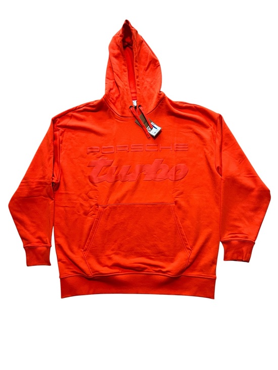 PUMA Orange Porsche Legacy Printed Relaxed Fit Hoodie (Motorsport) NWT XL